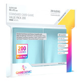 Gamegenic  Prime Standard Card Game Sleeve Value Pack 200 Un