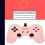 Gameing Remote Composition Notebook  Game Controller Pattern Composition Notebook College Ruled