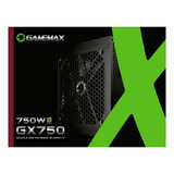 Gamemax Gx serie Gx 750 Fonte 750w 80 Plus Gold Pfc Ativo Core Preta Full Modular