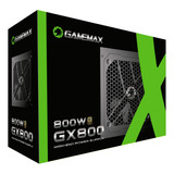 Gamemax Gx800 Fonte De Alimentação 80 Plus Gold 800w Black