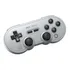 Gamepad Joystick Sn30 Pro 8bitdo Controle Bluetooth Cor Prateado