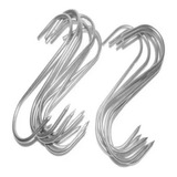 Gancho Para Acougue N 0 1 8 Inox Kit C  12un