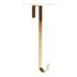 Gancho Suporte Guirlanda Básico Liso Ouro 38cm Cromus Natal