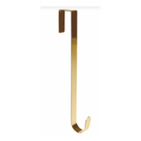Gancho Suporte Guirlanda Básico Liso Ouro 38cm Cromus Natal