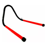 Gancho Suporte Horizontal Parede Para 2 Bicicletas Mtb Speed Cor Preto