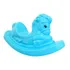 Gangorra Cavalinho Balanço Infantil Linha A   Compre 1 P Vez Cor Azul claro