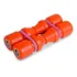 Ganza Latin Percussion Lp441l Duoshake Loud Orange Cor Laranja