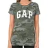 Gap - T-shirt Feminina, Verde Militar, Tam P (cor 13219)