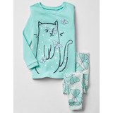 Gap Baby - Conjunto Pijama Para Meninas - 12-18 Meses