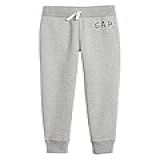 Gap Boys Heritage Logo Pull-on Jogger Sweatpants, Calça Moletom Infantil Menino, Light Heather Grey, X-large Us