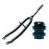Garfo Sundown 26 Standard Rosca Fina Preto+ Caixa De Direção