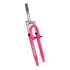 Garfo Suspensão Aro 26 V-brake Over 25,4mm Pink Para Bike