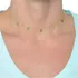 Gargantilha Chocker Feminina Medalhinhas Banhada Ouro Linda