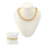 Gargantilha Choker Elos Pulseira