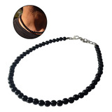 Gargantilha Colar Perolas Negras