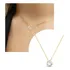 Gargantilha Com Pingente De Cristal Joia Feminina Elegante