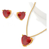 Gargantilha Conjunto Colar Brinco