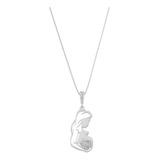 Gargantilha Feminina Zirconia Semijoia