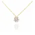 Gargantilha Singapura Ouro 18k 45cm + Pingente Ponto De Luz