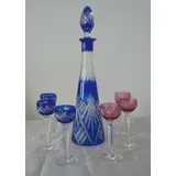 Garrafa Antiga Em Cristal