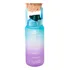 Garrafa De Água De Academia Esportiva Colorida Com Canudo 2l Cor Azul  Roxo E Laranja