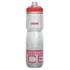 Garrafa Podium Ice 620ml Cinza Com Vermelho Camelbak