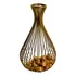 Garrafa Porta Rolhas Decorativo Cozinha Sala Vinho Ferro Cor Dourado