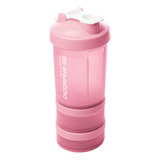 Garrafa Shaker 3 Em 1 De Lyor Performance Plástico Rosa