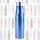 Garrafa Squeeze 1000ml Inox Fitness Água Academia 1 Litro Cor Prata