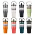 Garrafa Térmica Flip Squeeze Alça Canudo Academia Escritório