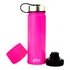 Garrafa Térmica Inox De Água Gelada Academia Esporte 650ml Cor Rosa Neon