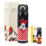 Garrafa Térmica Inox Escolar Infantil Menino Menina 400ml Cor Minnie