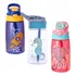 Garrafinha Água Infantil 500ml Canudo Menino Menina Lindas