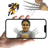 Garras Do Wolverine Flexíveis Infantil/corrente Tag Militar