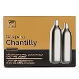 Gás Para Garrafa De Chantilly Cremes Com 10 Cápsulas De N2O