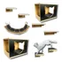 Gatificação Kit Playground Para Gato 9pçs Mdf Premium Cor Preto