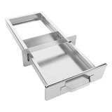 Gaveta Cinzeiro 100  Inox Tampa Para Churrasqueira Alvenaria