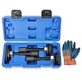 GEAROLL Conjunto De Ferramentas De Extrator De Rolamento De Eixo Traseiro  Extrator De Rolamento De Eixo 3 Peças  Kit De Ferramentas De Remoção De Rolamento De Eixo Traseiro  Kit De Martelo Deslizante