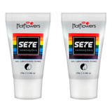 Gel Lubrificante Deslizante Sete 7 Sensações Hot Flowers 2un