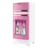 Geladeira Branca E Rosa