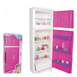 Geladeira Brinquedo Infantil Grande Duplex 65cm Acessorios