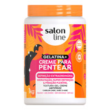 Gelatina Creme De Pentear Definição Extraordinária 1kg Salon Line