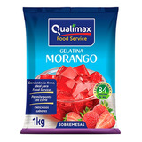 Gelatina Morango Qualimax 1kg Kit 2 Unidades