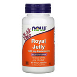 Geleia Real Now Foods Royal Jelly 60 Veg Caps Importado
