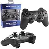 Genérico Controle Ps3 Doubleshock P3 S/fio Com Bateria Recarregável