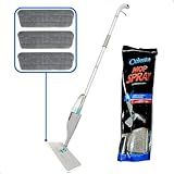 Genérico Kit 3 Refil Mop Spray Rodo Magico Giratório Microfibra 360 Limpeza Profunda Piso Chão Vidro Com Reservatório Borrifador