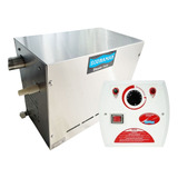 Gerador Steam Inox Sodramar P  Sauna 9kw   Quadro Analógico