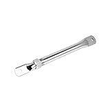 Gg Grand General Braço Telescópico De Aço Inoxidável Resistente, 25,4 Cm A 35,5 Cm, Com Espelho Ajustável, Prata