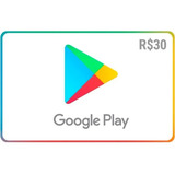 Gift Card Google Play 30 Reais Cartão Presente Digital