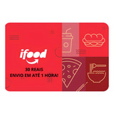 Gift Card Ifood Cartão De Presente 30 Reais Digital